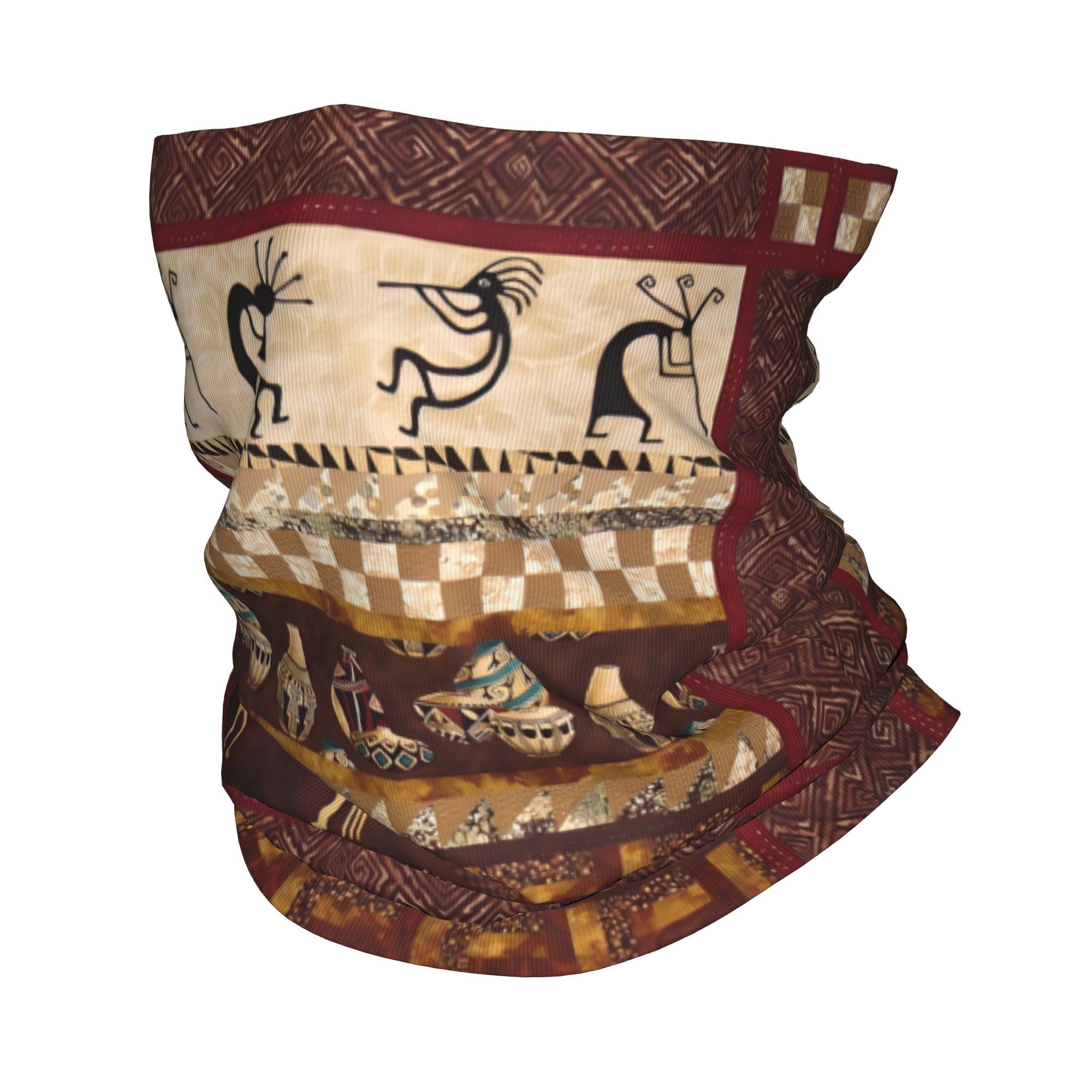 Custom Kokopelli Winter Headba - Neck Warmer Tube 评论和价格