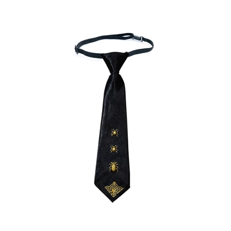 Stylish Punk Rock Necktie with - Bow Tie Pre Tied 评论和价格