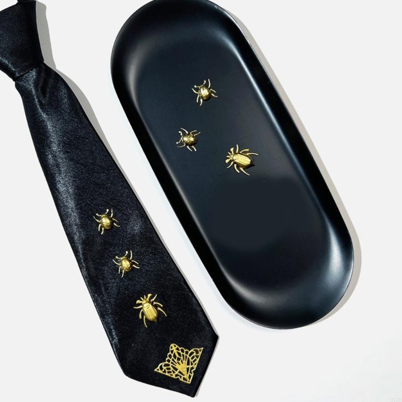 Stylish Punk Rock Necktie with - Bow Tie Pre Tied 评论和价格